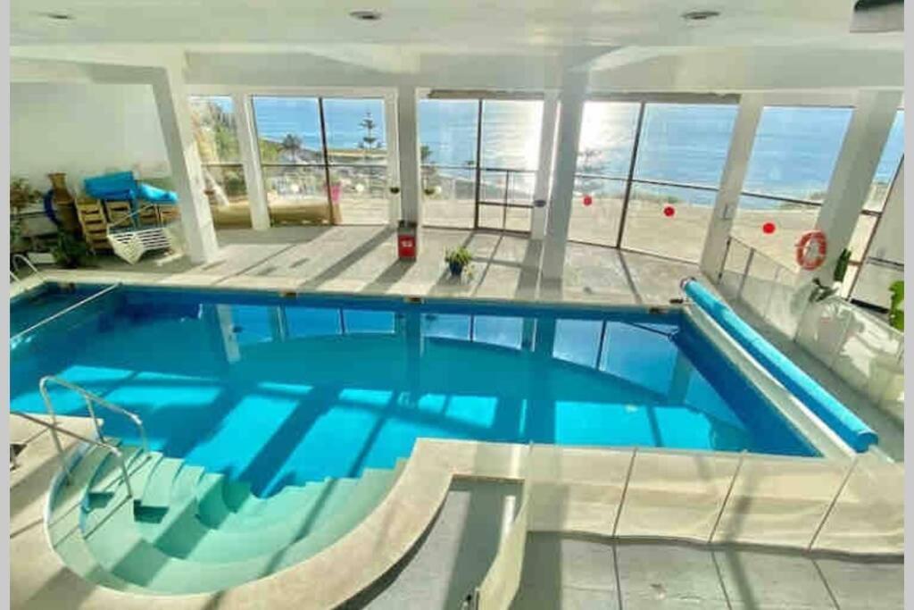 Amazing Frontline Sea Views Studio Apartment Castillo Del Vigia Torremolinos Exterior photo