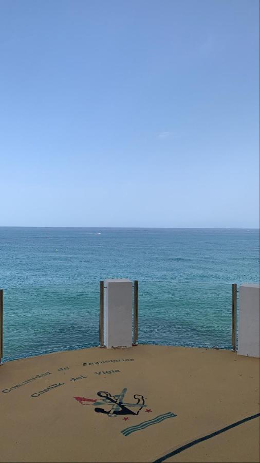 Amazing Frontline Sea Views Studio Apartment Castillo Del Vigia Torremolinos Exterior photo